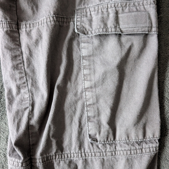 Black Cargo Pants Y2K Streetwear Utility Model Off Duty Cotton Techwear Grunge S - Picture 7 of 15